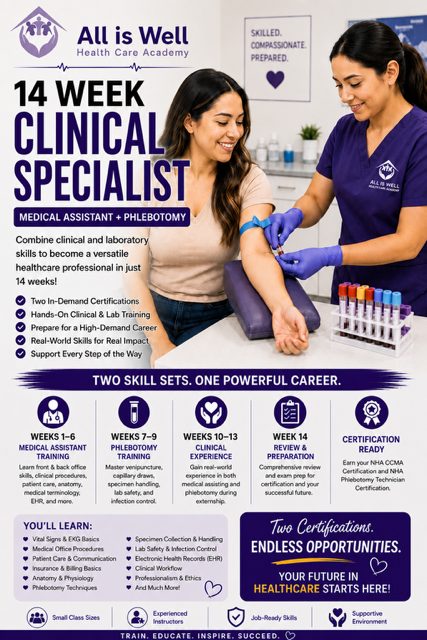 Clinical Medical Specialist program card