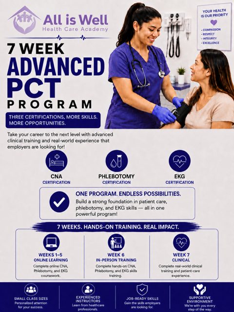Advanced PCT program card